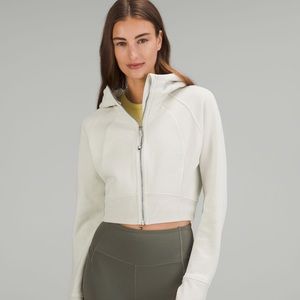 Like new crop scuba hoodie